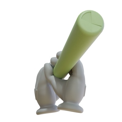 Cartoon Hand Holding 14g Joint