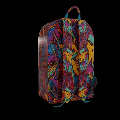 La Loca Backpack Back v1 Rough