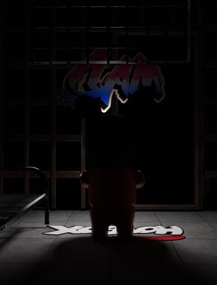 Mad Rabbit bag art back