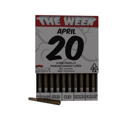 The Week Box Isolated