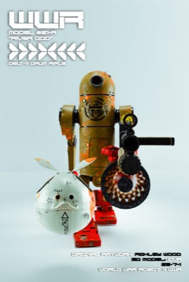 War Bot Bandai Canvas