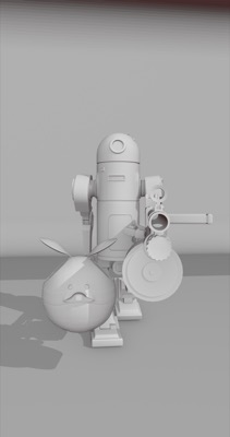 War Bot Canvas. Workbench