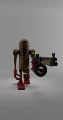 War Bot Canvas