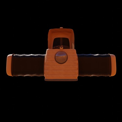 Cat Tac Pac Front Rendered Open