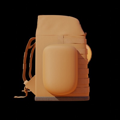 Cat Tac Pac Side Rendered Closed