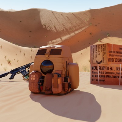 Cat Tac Pack CB Desert Closed